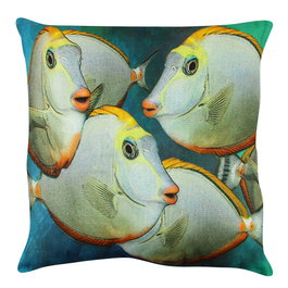 Aberto Design Cojín Multicolor 43 x 43 cm con Relleno de Silicona